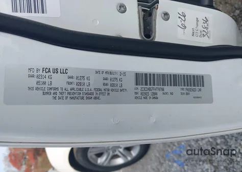 2015 Dodge Charger Se from USA, damaged, VIN 2C3CDXBG7FH770788